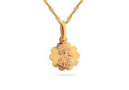 Goldanhänger Madonna mit Kind 0,68 g