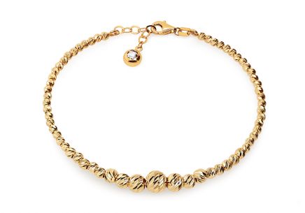 Zartes Armband Armreif Kugeln
